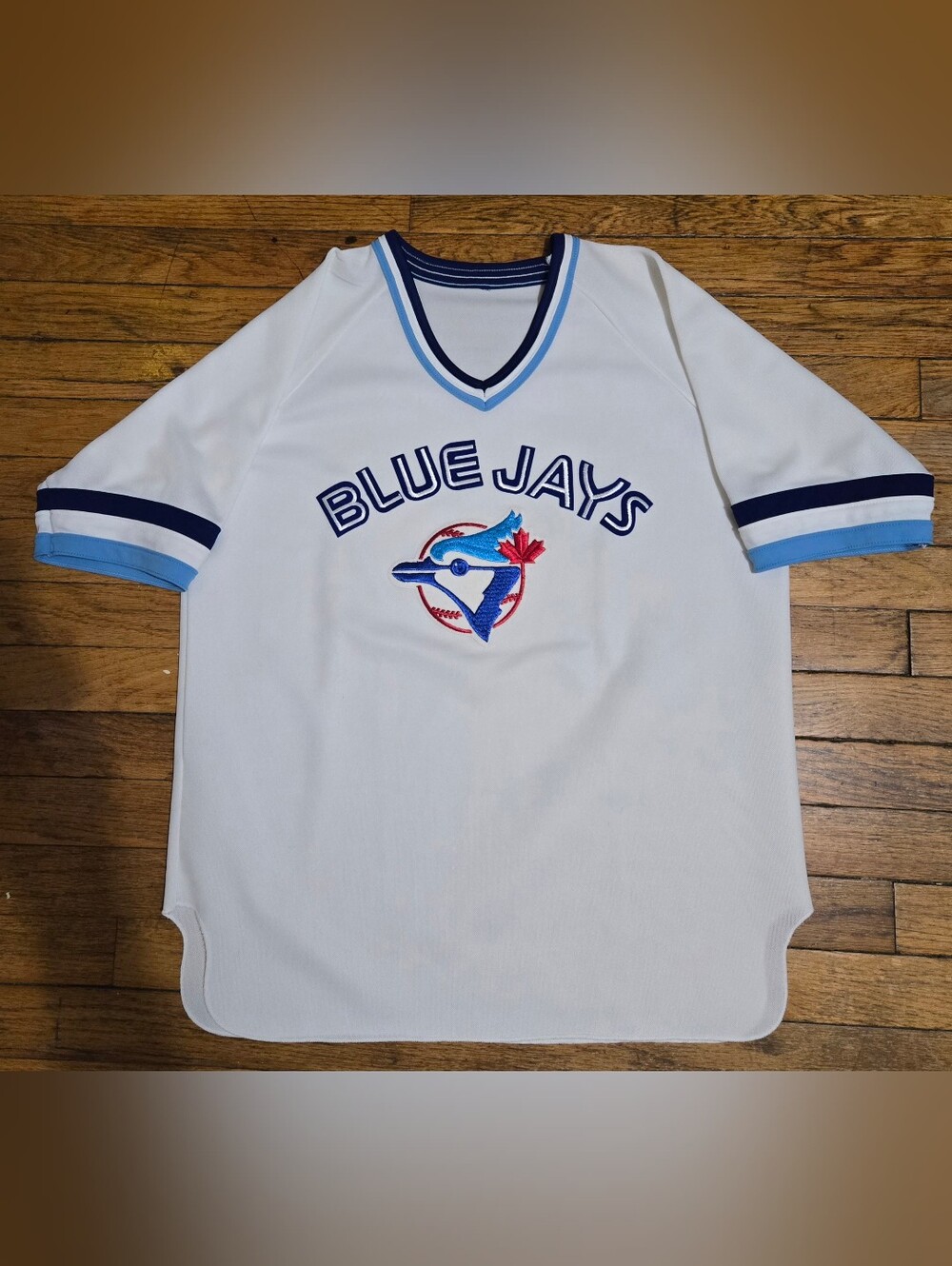Vtg 80s Ccm L Toronto Blue Jays Home MLB Baseball Jersey